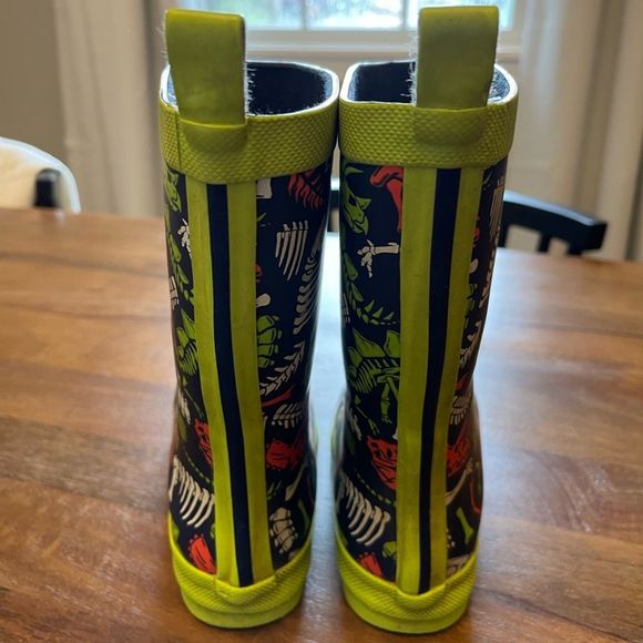 Hatley Boys Dino Fossils Matte Rain Boots | SZ 12 - Picture 7 of 15